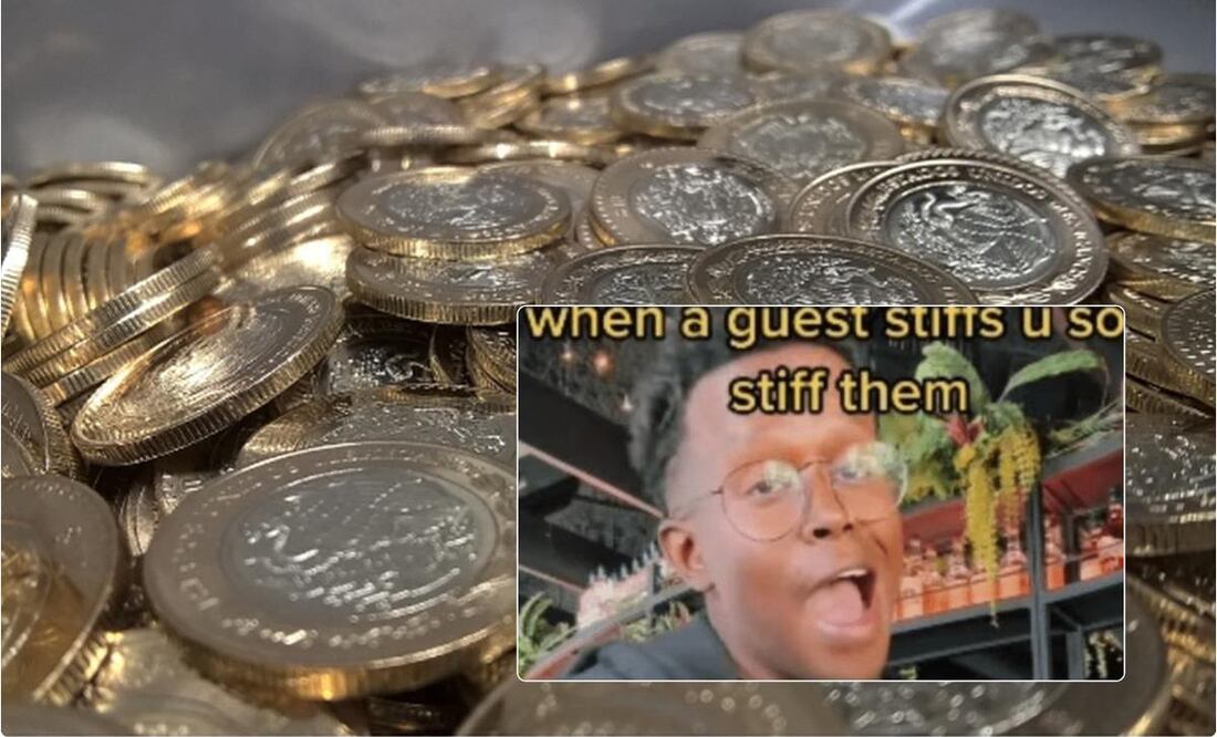 Mesero cobra venganza por propina. / Foto Pixabay y captura de video.