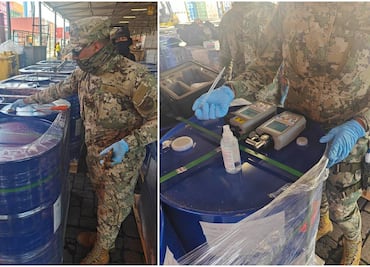 Marina decomisa más de 25 mil kilogramos de precursores químicos en Manzanillo; afecta economía del crimen organizado