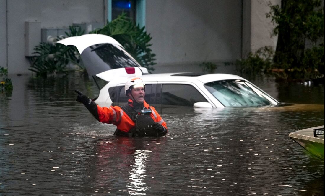Afectaciones por el Huracán Milton tras su paso por Florida, EU. Foto: AFP
