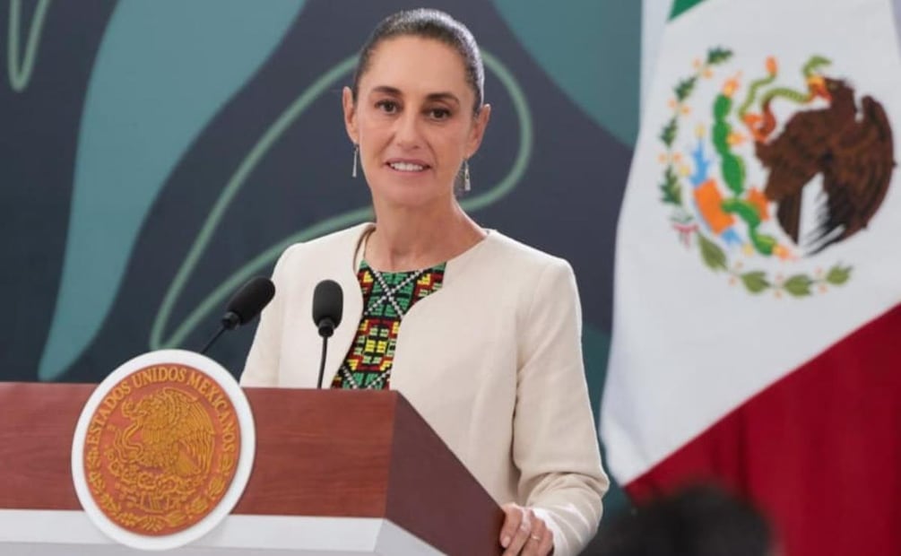 Presidenta Claudia Sheinbaum Pardo durante su conferencia desde Cancún, Quintana Roo (20/03/2026). Foto: Presidencia
