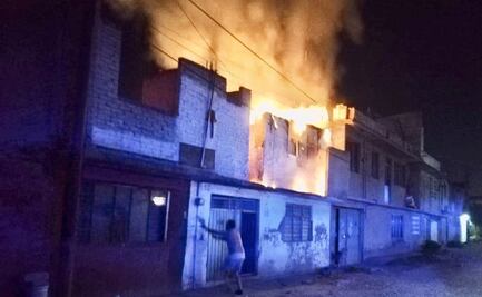 Se incendia casa en Valle de Chalco; no hay heridos solo daños materiales
