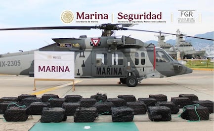 Marina asegura 1.3 toneladas de cocaína en Guerrero; reporta más de 71 en la administración de Sheinbaum
