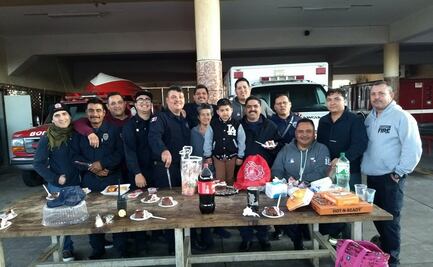 Niño cumple su sueño de ser bombero por un día en Sonora
