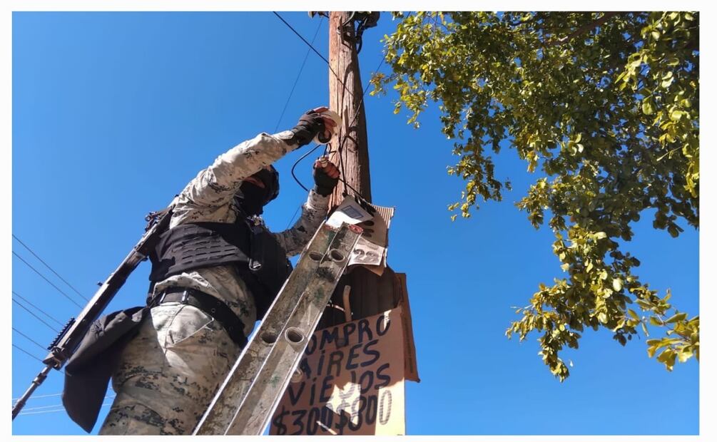 Retiran 34 cámaras de vigilancia ilegales en Sinaloa; suman 718 equipos desconectados. Foto: Especial
