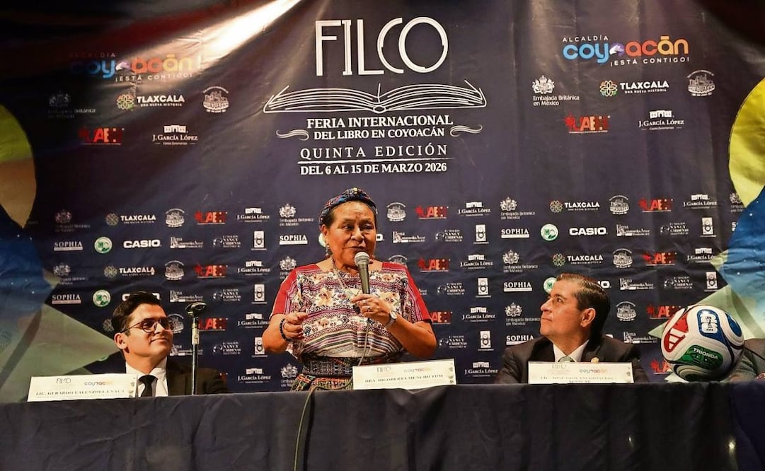 Rigoberta Menchú, Nobel de la Paz, en la presentación del programa. Foto: FILCO