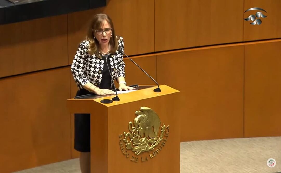 Diputada Yeidckol Polevnsky pide licencia en Comisión Permanente. Foto: Captura Twitter @yeidckol