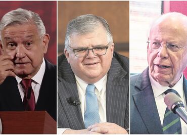 AMLO se quita la investidura y arremete contra Carstens y Narro