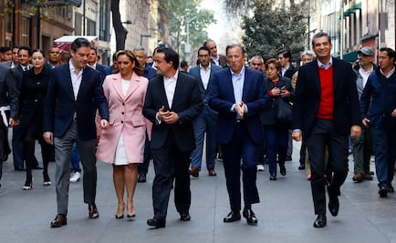 ​Gritan consignas a Meade en Centro Histórico