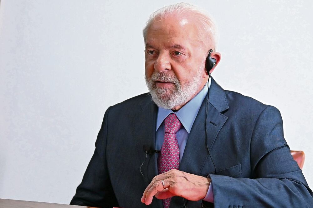 El presidente de Brasil, Luiz Inácio Lula da Silva, en el Palacio de Planalto en Brasilia, el miércoles. Foto: Andre Borges / EFE