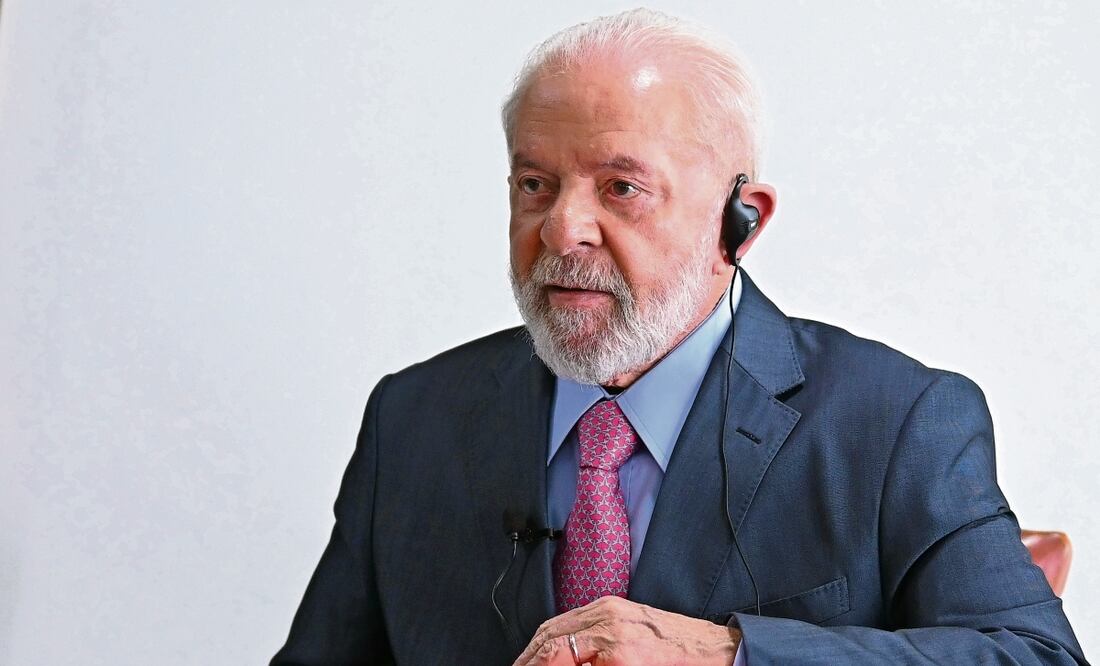 El presidente de Brasil, Luiz Inácio Lula da Silva, en el Palacio de Planalto en Brasilia, el miércoles. Foto: Andre Borges / EFE