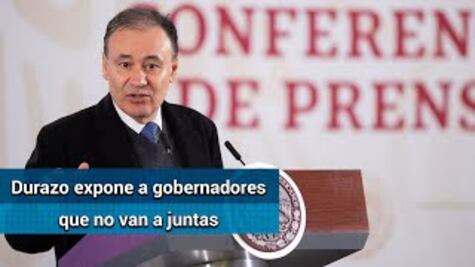 Exhiben a gobernadores faltistas en la mañanera