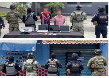 Detienen a dos sujetos por falsificación de facturas, licencias y placas en Jiutepec, Morelos; les decomisan presunta droga