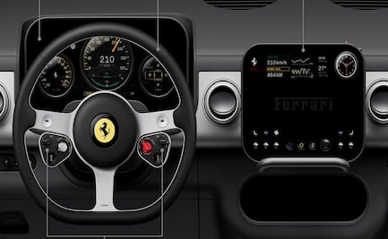 Ferrari adelanta el interior su primer auto eléctrico