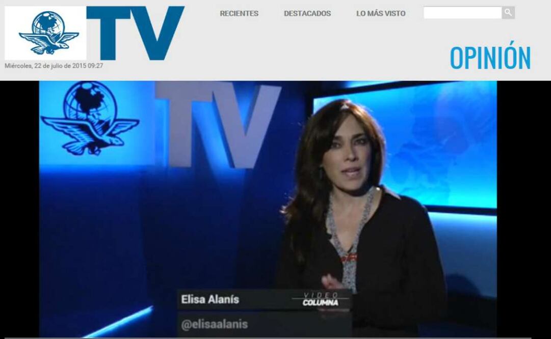 Videocolumna: Elisa Alanís