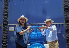 Alcaldesa de Ecatepec entrega tanque de agua en Ciudad Cuauhtémoc; beneficiará a 160 mil habitantes