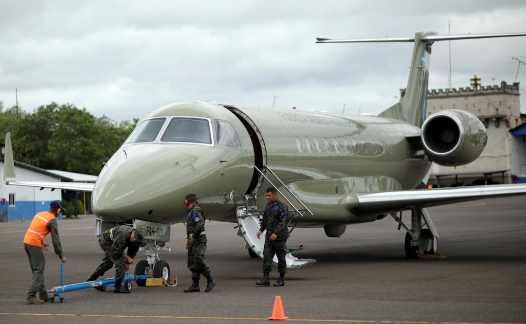 El avión presidencial Embraer Legacy 600 de Honduras fue vendido por 5,1 millones de dólares a la empresa mexicana Thebe Ingeniería y Consultoría (10/07/2026). Foto: EFE