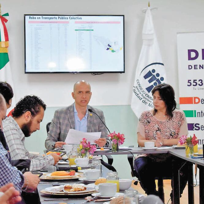 Salvador Guerrero, titular del Consejo Ciudadano de la Ciudad, presentó el informe mensual Denuncia, Inteligencia, Seguridad e Información (DI SÍ). ESPECIAL