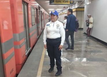 Usuaria del Metro felicita a policía de la Línea 5 por honestidad; le devolvió su monedero