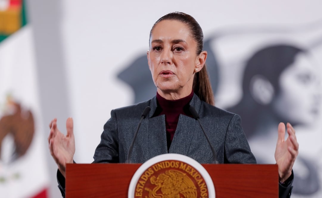 Claudia Sheinbaum, presidenta de México. Foto: EFE