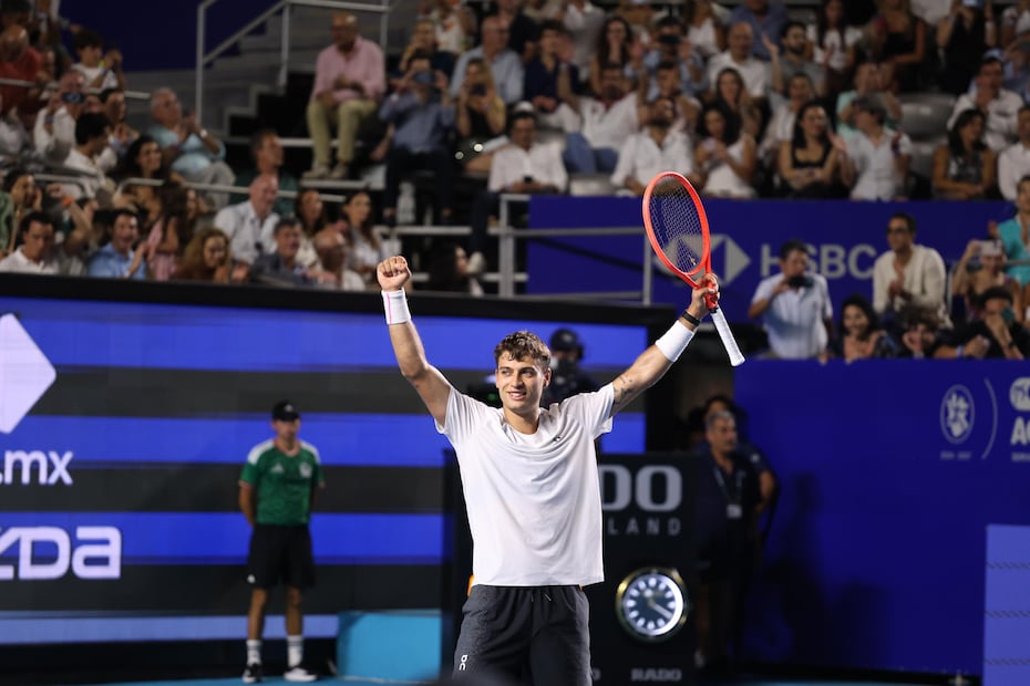 Flavio Cobolli en la final del Abierto Mexicano de Tenis - Foto: Esteban Torreblanca/EL UNIVERSAL