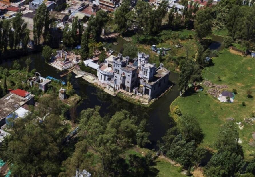 El misterioso castillo blanco de Xochimilco. Conoce su historia