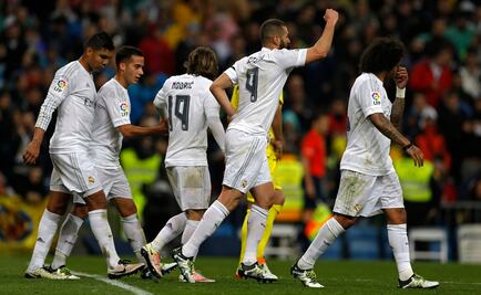 Real Madrid sigue en la pelea; vence 3-0 al Villarreal