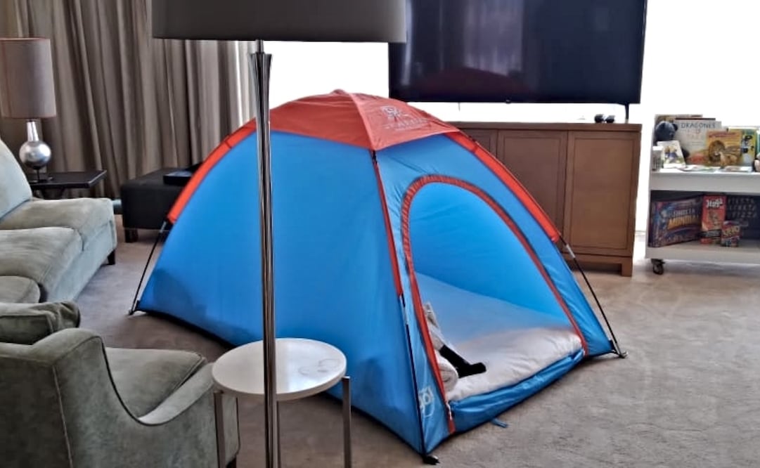 Esta experiencia de glamping en CDMX es para familias con niños pequeños. Foto: Samantha M. Guzmán