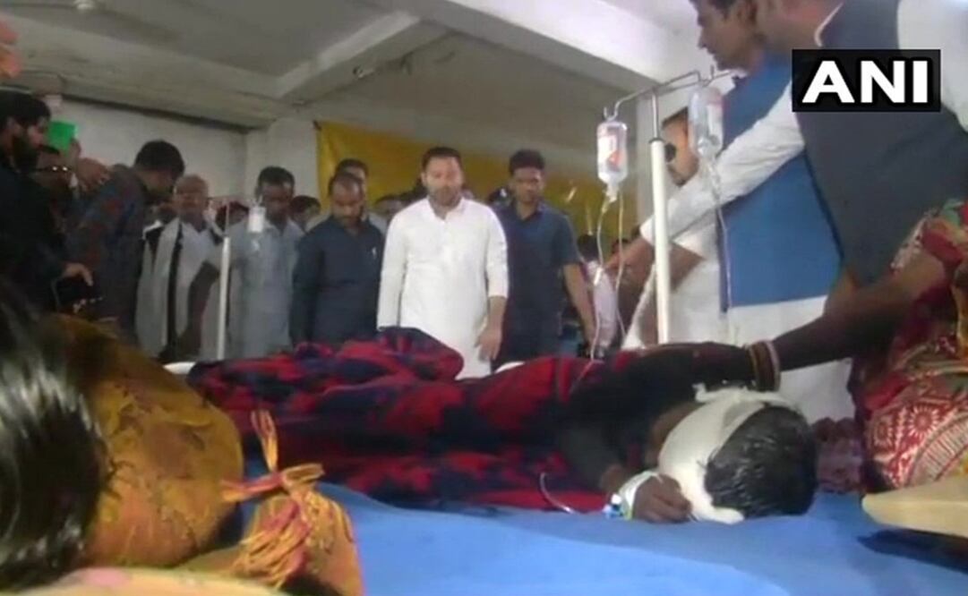 Uno de los niños heridos en el incidente (Foto: @ANI)