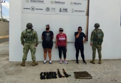 Detienen a tres mujeres con armas y cartuchos en Sinaloa; recuperan en operativos vehículos con reporte de robo