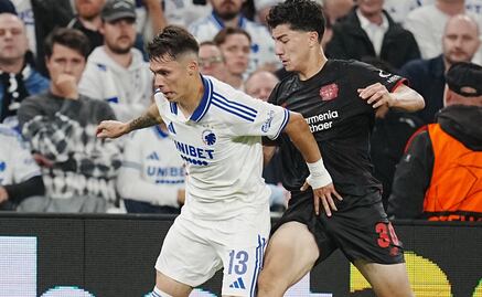Rodrigo Huescas celebra su cumpleaños con asistencia en empate del Copenhague vs Bayer Leverkusen en Champions League 