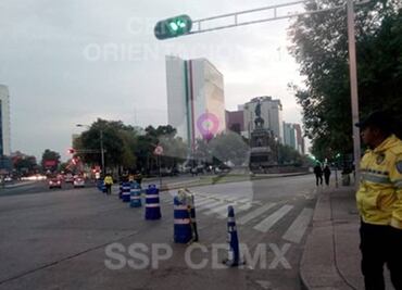 Cierran diversas vialidades de la CDMX por eventos deportivos