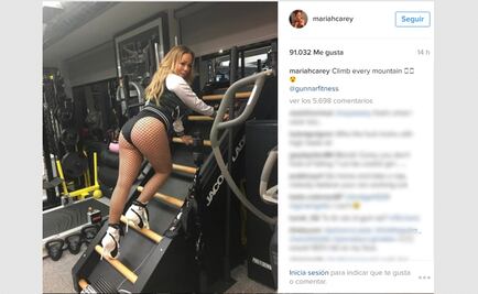 Critican a Mariah Carey por inapropiado atuendo en el gimnasio
