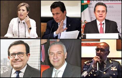 Seis cercanos a Peña Nieto, bajo lupa de la Fiscalía