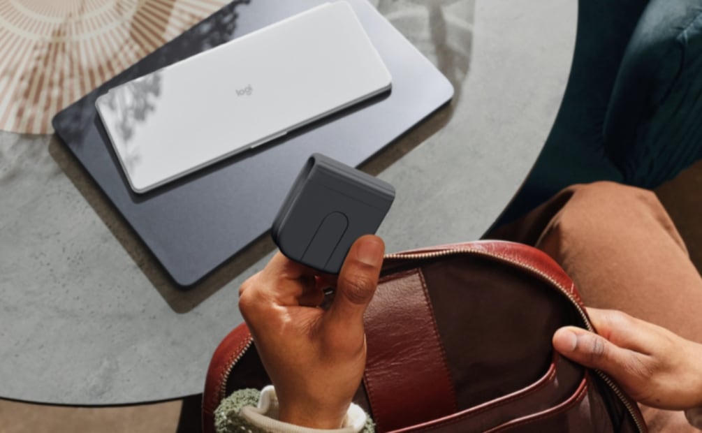 Logitech Mobi Fold: un mouse que cambia de forma y cabe en donde sea. Imagen: Logitech