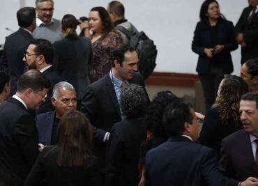Diputados de Morena y aliados reconocen trabajo de Batres; PAN y MC le lanzan críticas durante su informe de Gobierno