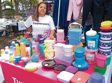 … y para Silvia, vender Tupper es motivo de orgullo