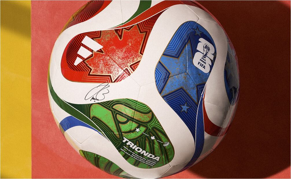 TRIONDA, el esférico que rodará durante la Copa del Mundo 2026. FOTO: Cortesía