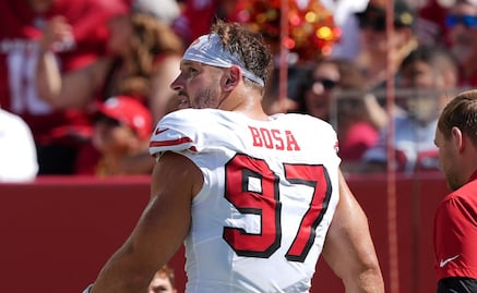 NFL: San Francisco 49ers se queda sin Nick Bosa por el resto del año