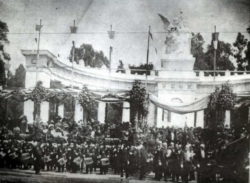 El hemiciclo donde Porfirio Díaz quería dar discursos