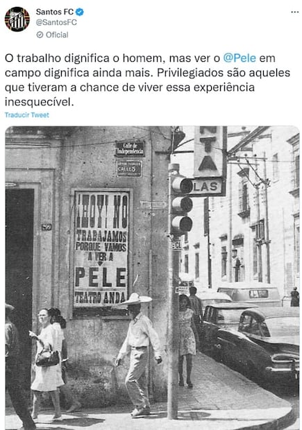 “¡Hoy no trabajamos!", la vez que Pelé "paró" la actividad en Jalisco