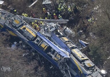 Choque de trenes en Alemania deja 9 muertos