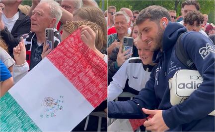 VIDEO: Santiago Giménez recibe muestras de cariño de los fanáticos del Feyenoord