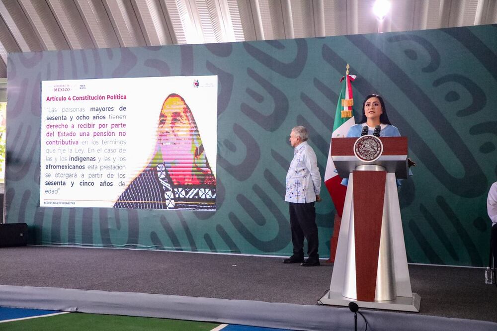 Llega Pensión de las Personas Adultas Mayores a más de 951 mil derechohabientes en ruta del Tren Maya