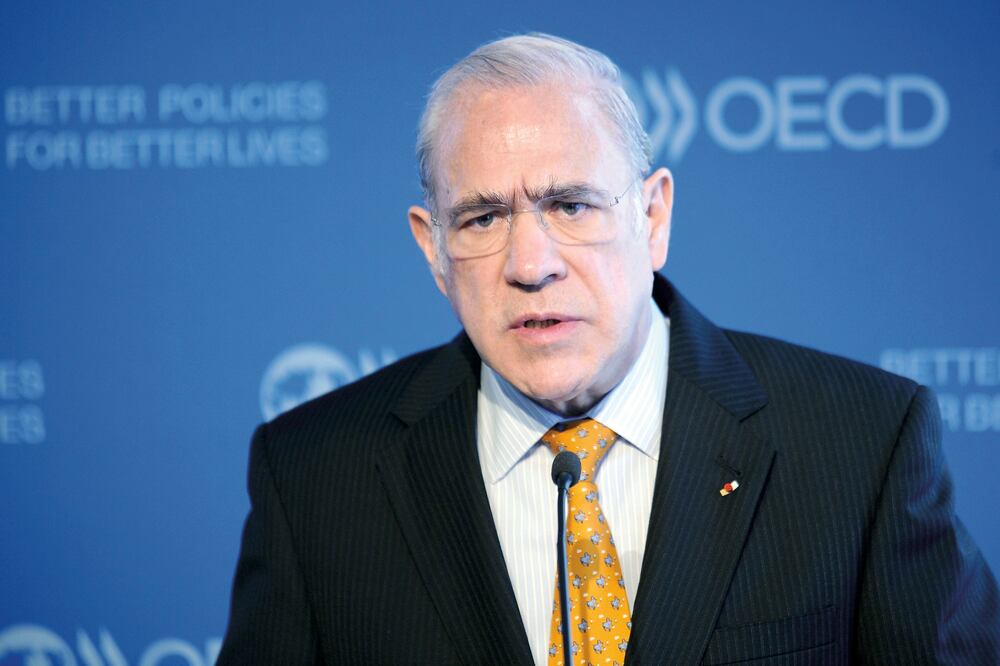 Jospe Ángel Gurría, secretario general de la Organización para la Cooperación y Desarrollo Económico (ARCHIVO. EL UNIVERSAL)