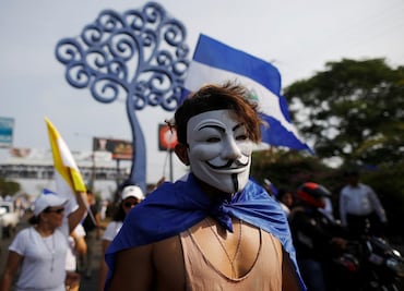Anonymous ataca principal portal de gobierno de Nicaragua