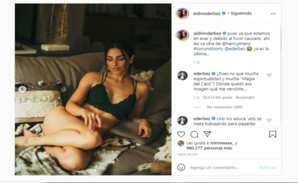 ¿Aislinn Derbez eres tú? La actriz mostró su lado más sexy en bralette 
