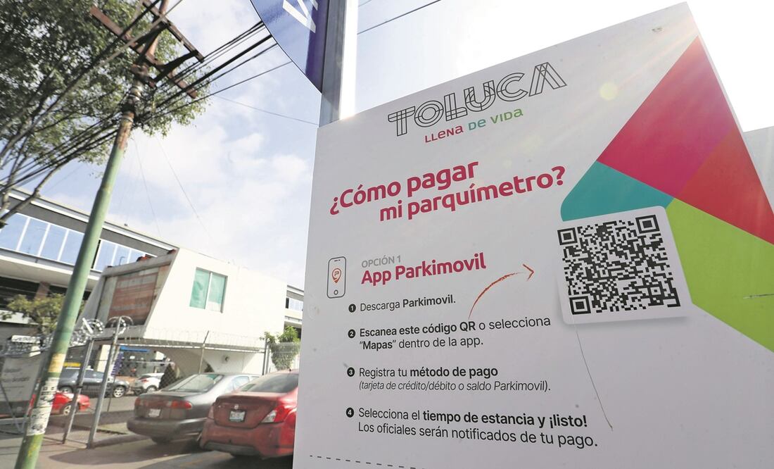 Los parquímetros en Toluca funcionarán mediante una aplicación móvil; los usuarios también podrán pagar en negocios autorizados. Foto: Jorge Alvarado/EL UNIVERSAL