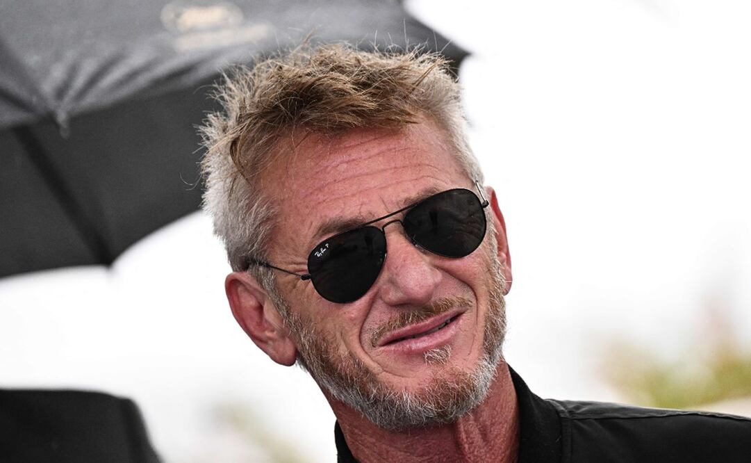 Sean Penn en en Festival de Cine de Cannes 2023. Foto: AFP.