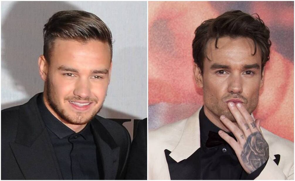 Liam Payne antes y ahora.