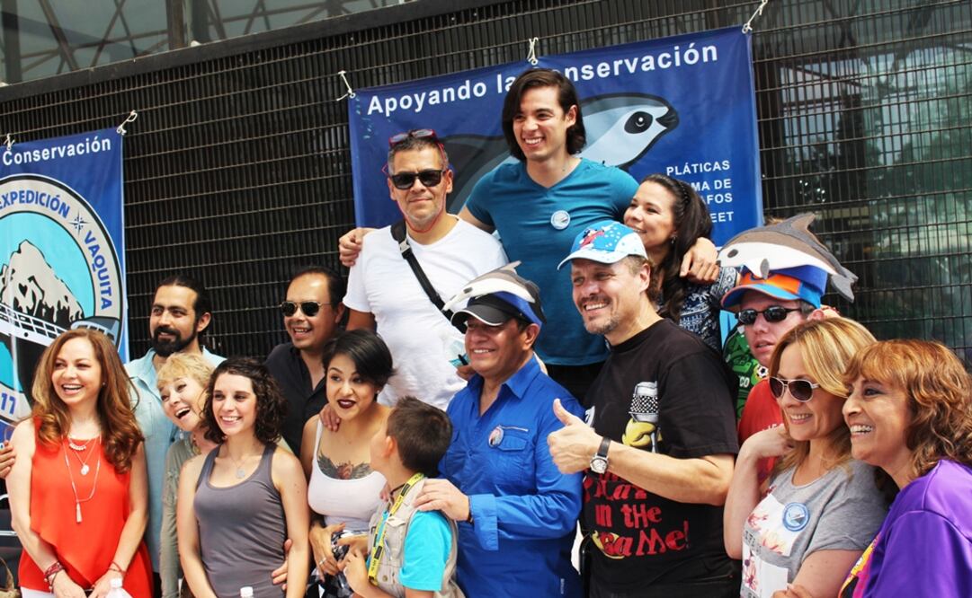 Más de 20 artistas de doblaje se reunieron para apoyar la preservación de la vaquita marina, especie endémica de México en peligro de extinción. (Foto: Carla Torres)